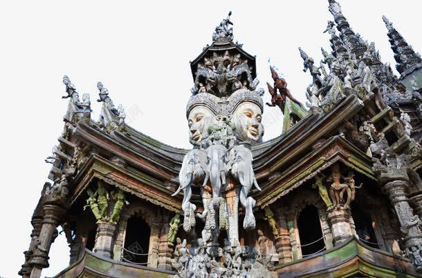 泰国真理寺风景七png免抠素材_新图网 https://ixintu.com 旅游 景点 泰国 著名 风景