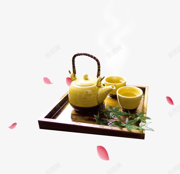 茶具元素png免抠素材_新图网 https://ixintu.com 中国风 古典 米色 茶 茶具