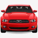 红色时尚新款汽车图标png_新图网 https://ixintu.com 图标 新款 时尚 汽车 红色