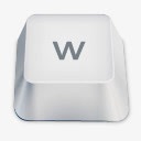 W键盘按键图标图标
