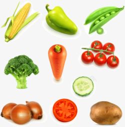十款新鲜蔬菜素材