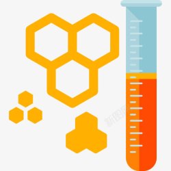 六角形标志细胞图标高清图片