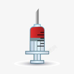 手绘医学医疗注射疫苗图矢量图素材