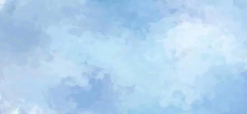 蓝色天空手绘背景jpg设计背景_新图网 https://ixintu.com 卡通 天空 手绘 海报banner 童趣 蓝色