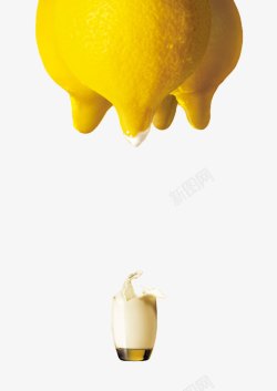 酸奶广告创意创意橙子高清图片