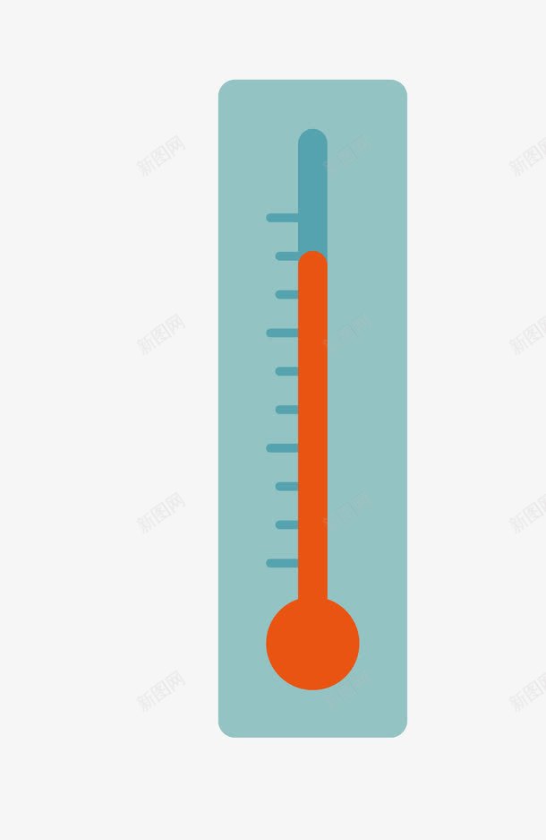 温度测量计图标png_新图网 https://ixintu.com 卡通手绘 室温 测量计 温度