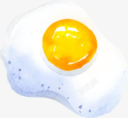 卡通手绘荷包蛋鸡蛋素材
