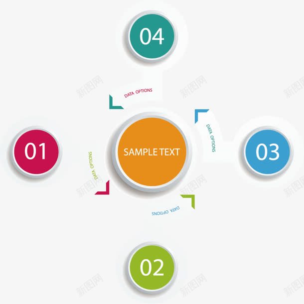 循环图表png免抠素材_新图网 https://ixintu.com 商务 图表 循环关系 立体几何