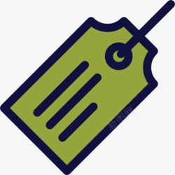 衣服的价格标签购物店图标高清图片