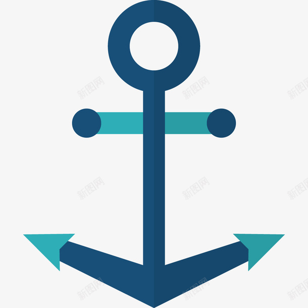 物流蓝色勾挂钩png免抠素材_新图网 https://ixintu.com 勾 挂钩 物流 蓝色