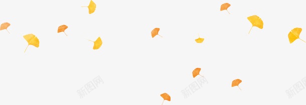 漂浮树叶png免抠素材_新图网 https://ixintu.com 树叶 漂浮树叶 黄色树叶
