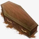 coffin棺材伎俩或垃圾高清图片
