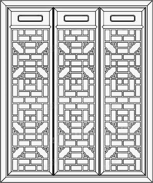 古代雕花窗户png免抠素材_新图网 https://ixintu.com 中国风 古代雕花窗户 古典 木窗 窗户 红木