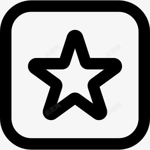 最喜欢的按钮图标png_新图网 https://ixintu.com 平方 形状 星星 最喜欢的