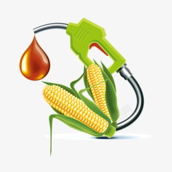 玉米油创意图案矢量图素材