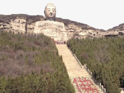 山西蒙山大佛景区山西蒙山大佛风景区高清图片