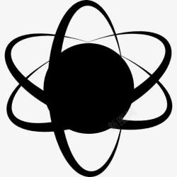 极分子原子符号图标高清图片
