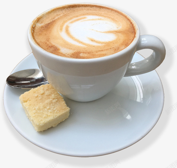 卡通咖啡和糖块png免抠素材_新图网 https://ixintu.com 免抠图 勺子 咖啡 抠图 插画 糖块 装饰画