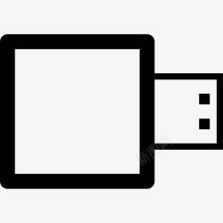USB存储设备USB闪存驱动器图标高清图片