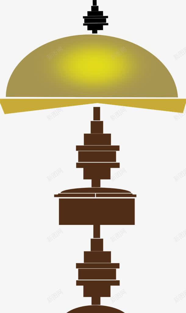 欧式蘑菇灯png免抠素材_新图网 https://ixintu.com 欧式 落地灯 蘑菇灯 装饰灯