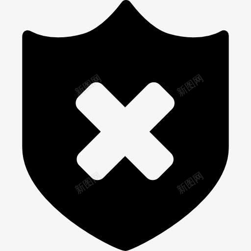 盾图标png_新图网 https://ixintu.com 取消保护 安全 防御