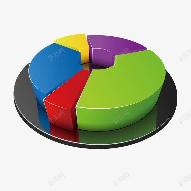 手绘饼状图图标png_新图网 https://ixintu.com PPT 手绘 饼状图