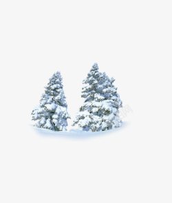 冬日树圣诞树元素图高清图片