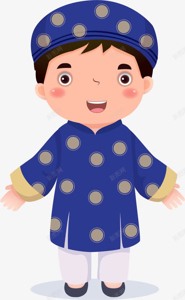少数民族男生png免抠素材_新图网 https://ixintu.com 卡通男生 少数民族人物 少数民族男生