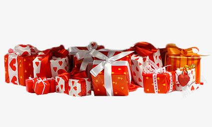 排列的礼物盒png免抠素材_新图网 https://ixintu.com 圣诞快乐 圣诞节 多个礼物盒 彩色 蝴蝶结