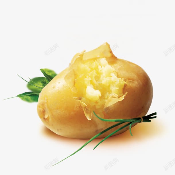 炖土豆png免抠素材_新图网 https://ixintu.com 剥开的土豆 土豆 煮土豆 葱