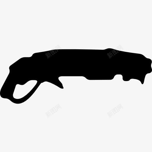 警察枪剪影图标png_新图网 https://ixintu.com 散弹枪的轮廓 枪 武器 武器库 猎枪 警察的猎枪 轮廓