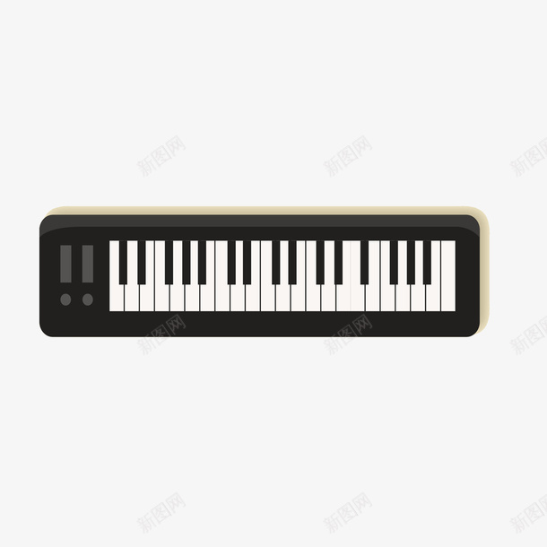 电子琴png免抠素材_新图网 https://ixintu.com 乐器 卡通 电子琴 音乐