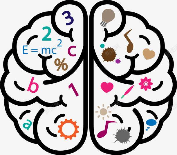 可爱创意大脑卡通png免抠素材_新图网 https://ixintu.com 创意 卡通 可爱 大脑 设计