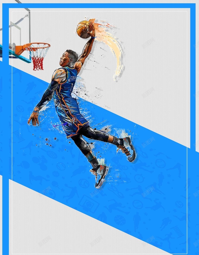 篮球nba打篮球海报背景模板背景图片免费下载 素材0zvkjwveu 新图网