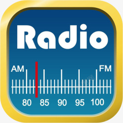 手机海豚收音机应用手机收音机调频软件logo图标高清图片