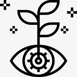 眼图形生长图标高清图片