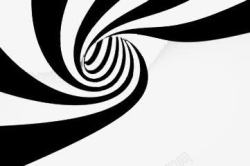 黑色旋涡黑白旋涡线条高清图片
