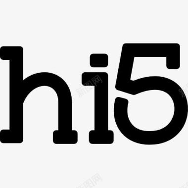 Hi5大标志图标图标