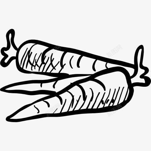 胡萝卜图标png_新图网 https://ixintu.com 健康食品 有机食品和餐厅 素食 素食主义者 胡萝卜 蔬菜 食品 饮食