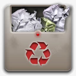 慢的电脑回收站图标png_新图网 https://ixintu.com 回收站 垃圾桶