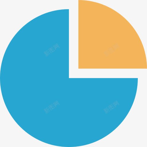 饼图图标png_新图网 https://ixintu.com 业务 业务和财务 图形 统计 统计图表 营销 财务