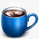 咖啡杯蓝色的coffeecupicons图标图标