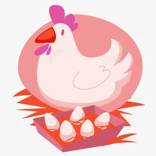 卡通母鸡png免抠素材_新图网 https://ixintu.com 母鸡卡通图 精美 素材 鸡蛋