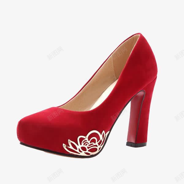 高跟鞋png免抠素材_新图网 https://ixintu.com 产品实物 红色 靴子