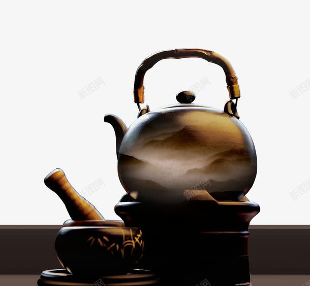 古典茶具png免抠素材_新图网 https://ixintu.com 中国元素 中国风图片 古典器皿图片 紫砂壶 茶具 茶具图片