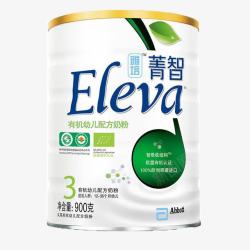 雅培菁智Eleva有机幼儿配方奶粉3段素材
