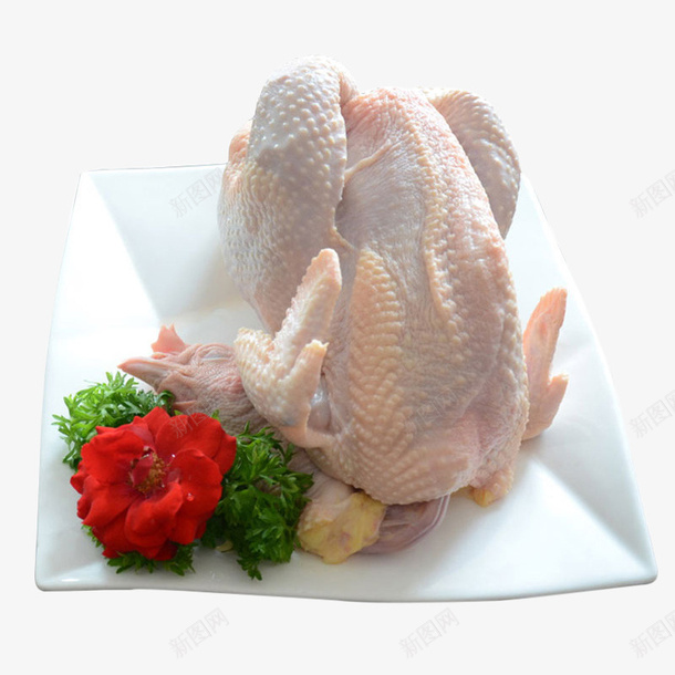 去毛的鸡png免抠素材_新图网 https://ixintu.com 产品实物 整只鸡 禽类 肉 食物
