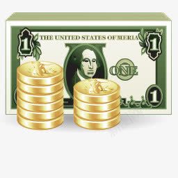 货币金融金币美元元素图标png_新图网 https://ixintu.com 元素 美元 货币 金币 金融