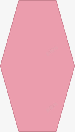 粉色多边形素材