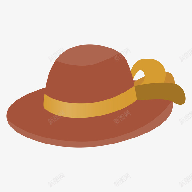手绘帽子png免抠素材_新图网 https://ixintu.com 女士帽子 帽子 手绘 手绘帽子 红色 装饰品